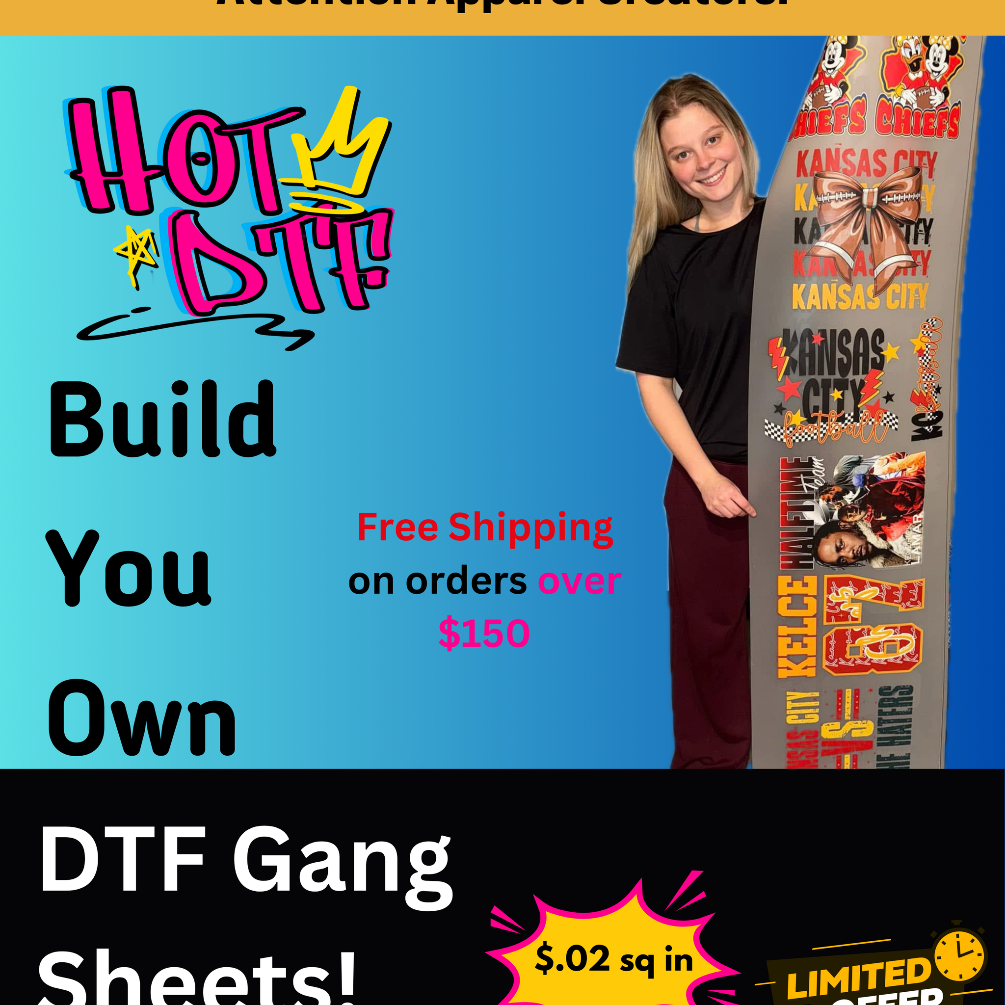 DTF gang sheet