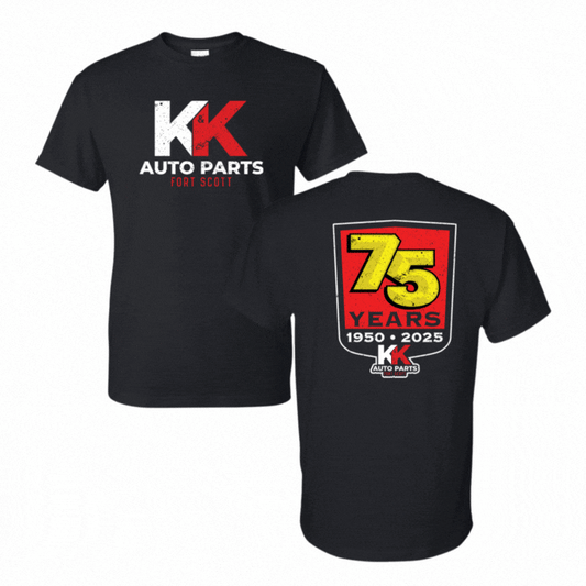 K & K Auto Parts 75th Anniversary Merch