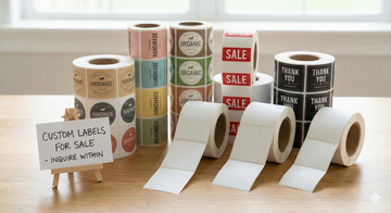 Custom Printed Product Labels – Premium Roll Stickers